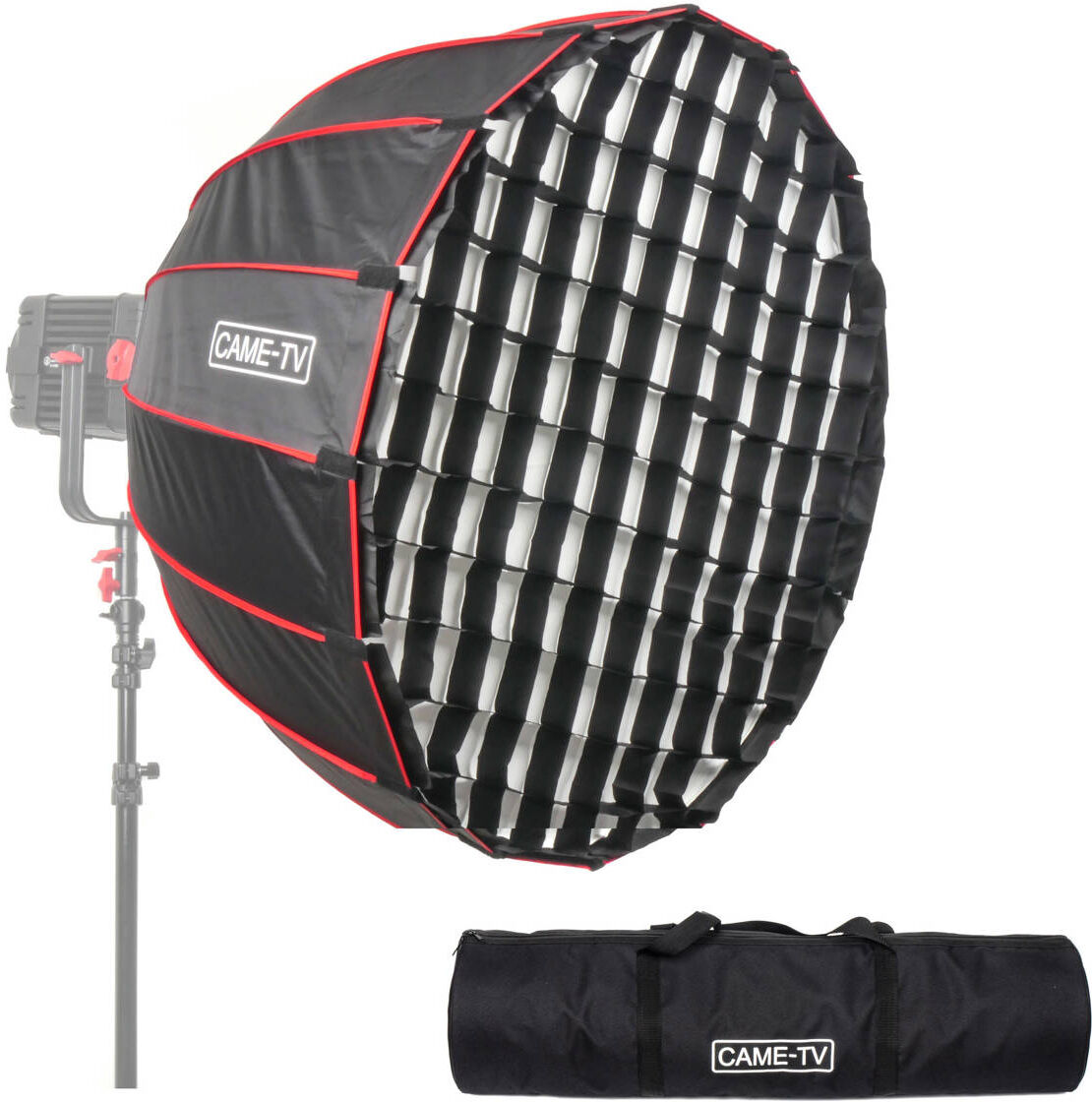 Came-TV 120cm Quick Set-Up Softbox with Grid and Bowens Speedring