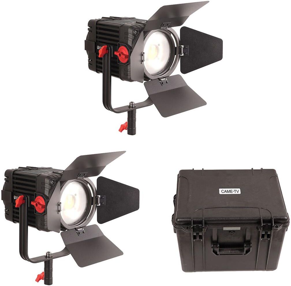 Came-TV Boltzen 150W Fresnel Focusable LED Daylight 2-Light Kit