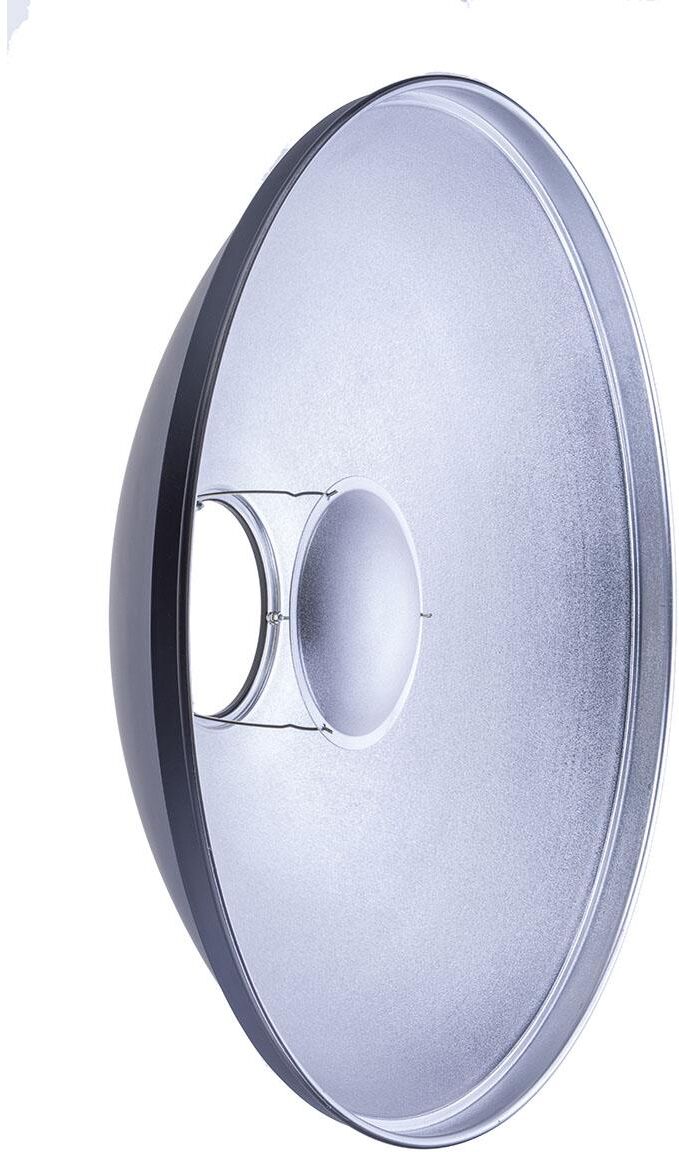 Glow 17&quot; Silver Beauty Dish for Balcar White Lighting &amp; Alien Bees