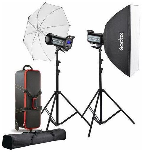 Godox QS600II 2-Light Studio Flash Kit