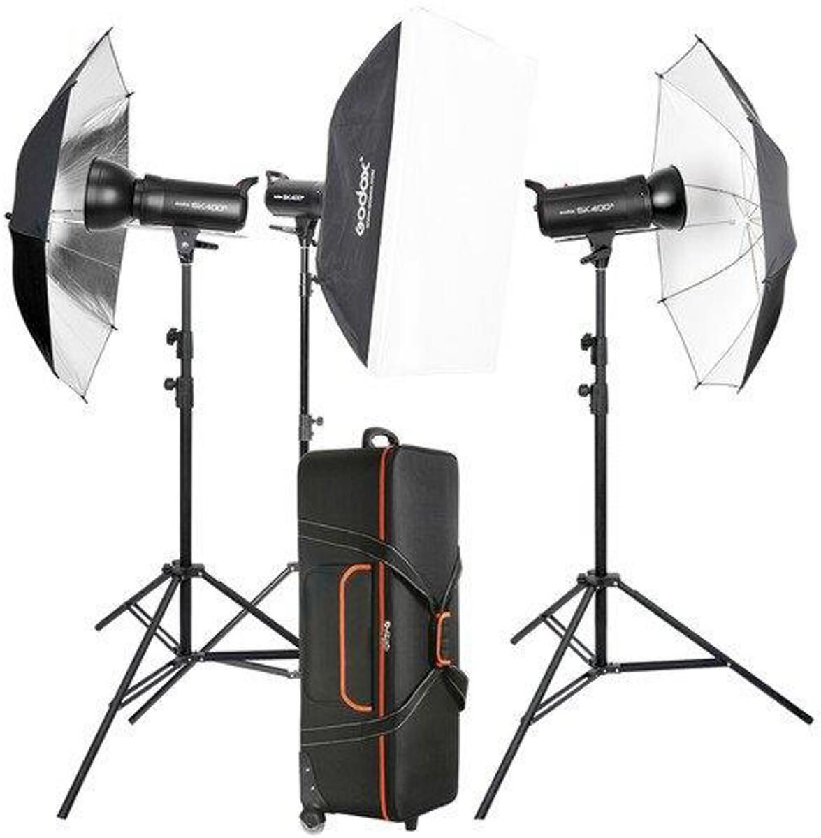 Godox SK400II 3-Light Studio Flash Kit