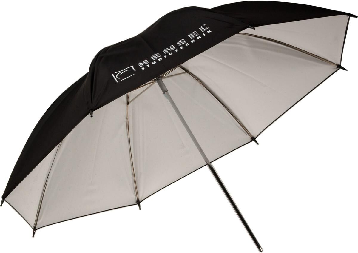 Hollyland Hensel Economy 32&quot; Diameter Photographic Umbrella, Black/White