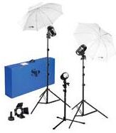 Swellpro SP Studio Systems Home Portrait Kit with 3 Strobes &amp; 2-8' Stands #SPPORTKS