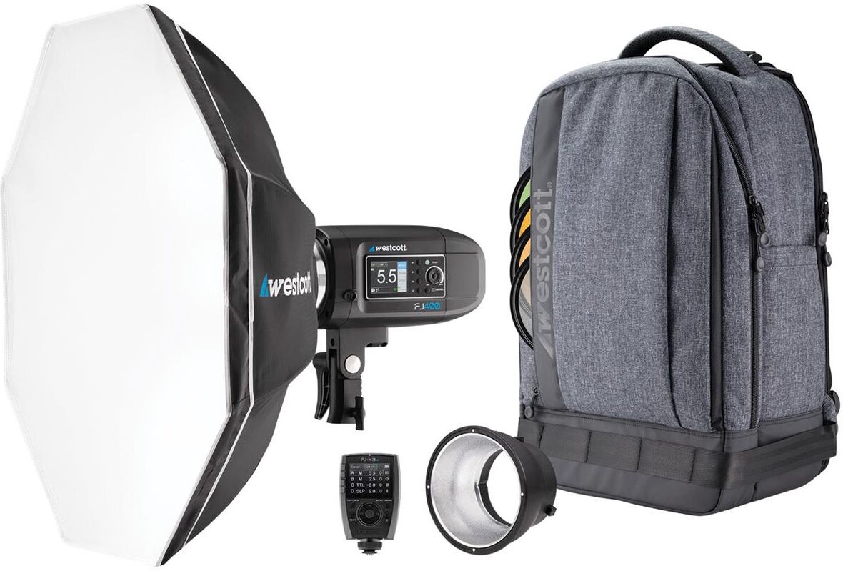 Westcott FJ400 Strobe 1-Light Backpack Kit w/FJ-X3m Universal Wireless Trigger