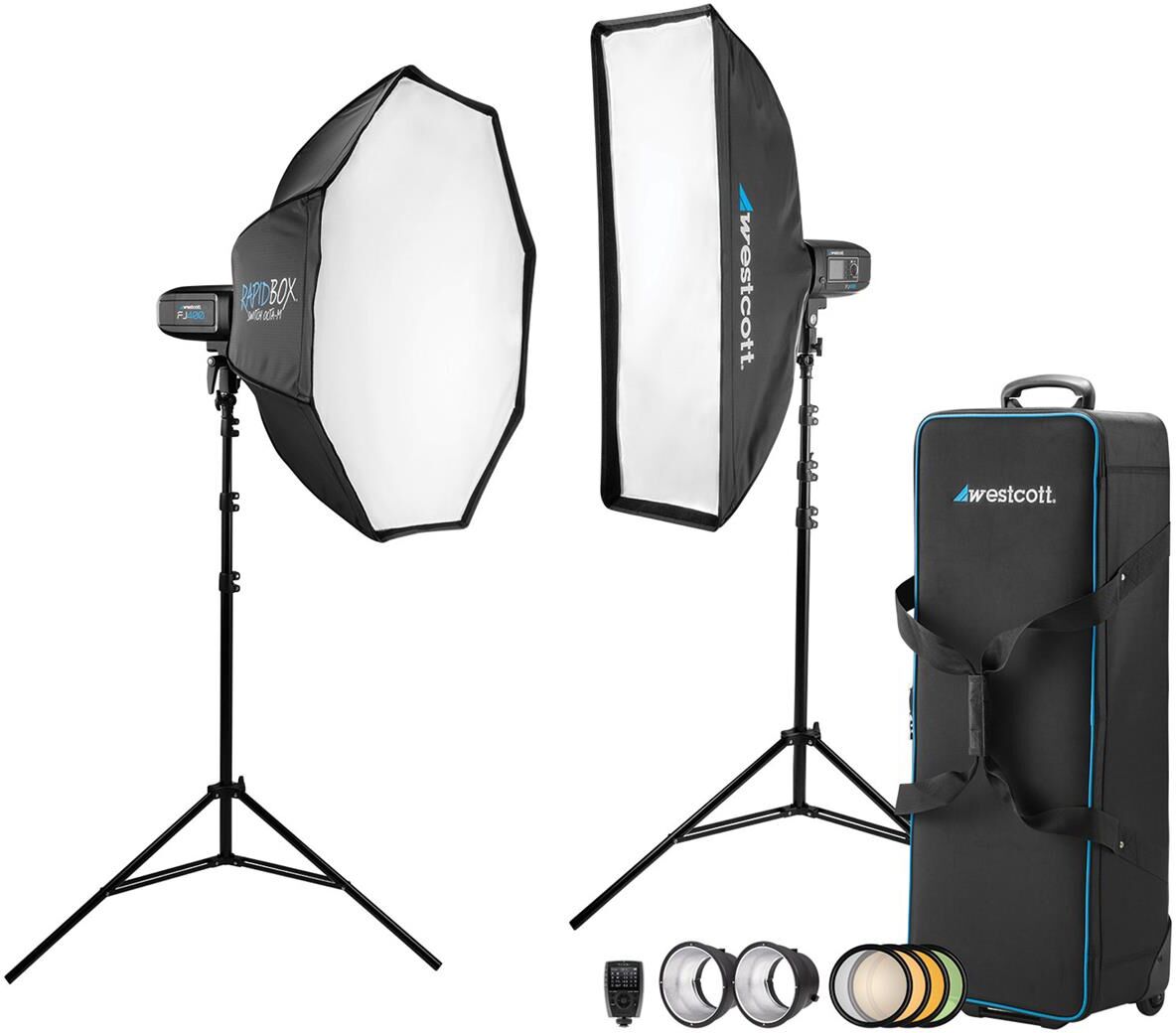 Westcott FJ400 Strobe 2-Light Location Kit w/FJ-X3m Universal Wireless Trigger