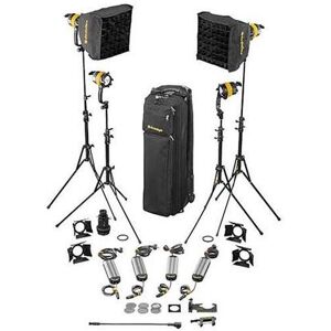 Dedolight Bi-Color LED 4-Light Basic Kit (AC Operation)