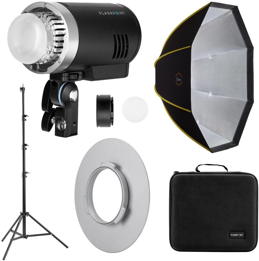 Flashpoint XPLOR 300 Pro TTL R2 Battery-Powered Outdoor Flash Parasnap Kit