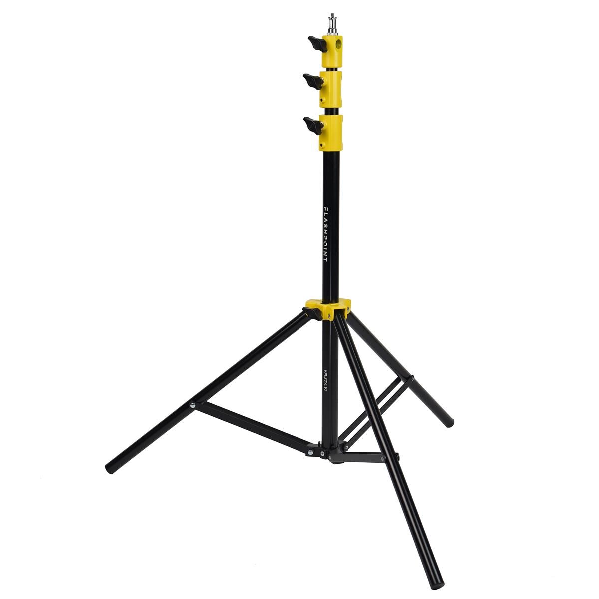 Flashpoint 7.2' Yellow Color Coded Pro Air-Cushioned Heavy-Duty Light Stand