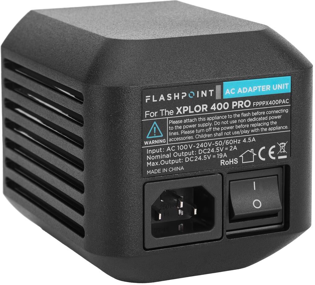 Flashpoint AC Adapter Unit for the XPLOR 400 Pro R2 Series Monolights