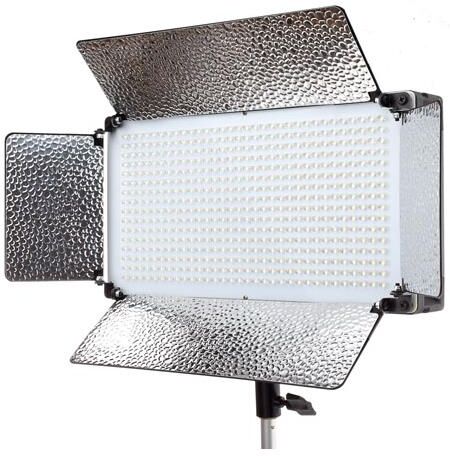 Flashpoint 500C LED Light - Works on AC or V Mount Battery - Bi-Color