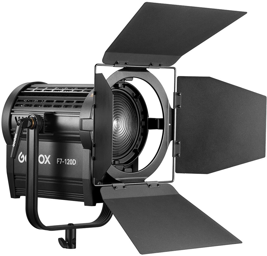 Godox F7-120 120W Daylight Fresnel Light, Stand Mount