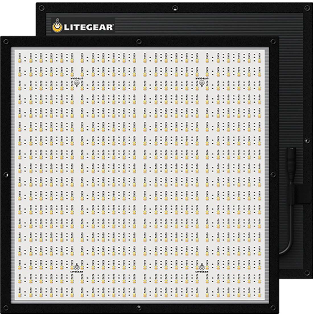 LiteGear LiteMat Spectrum 2 21.1x21.1&quot; 100W Bi-Color Light Kit, Edison, 2023