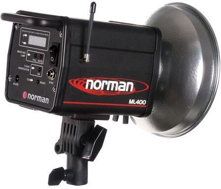 Norman ML-400R 400 Watt Second Monolight with Built-in Pocket Wizard Radio Slave