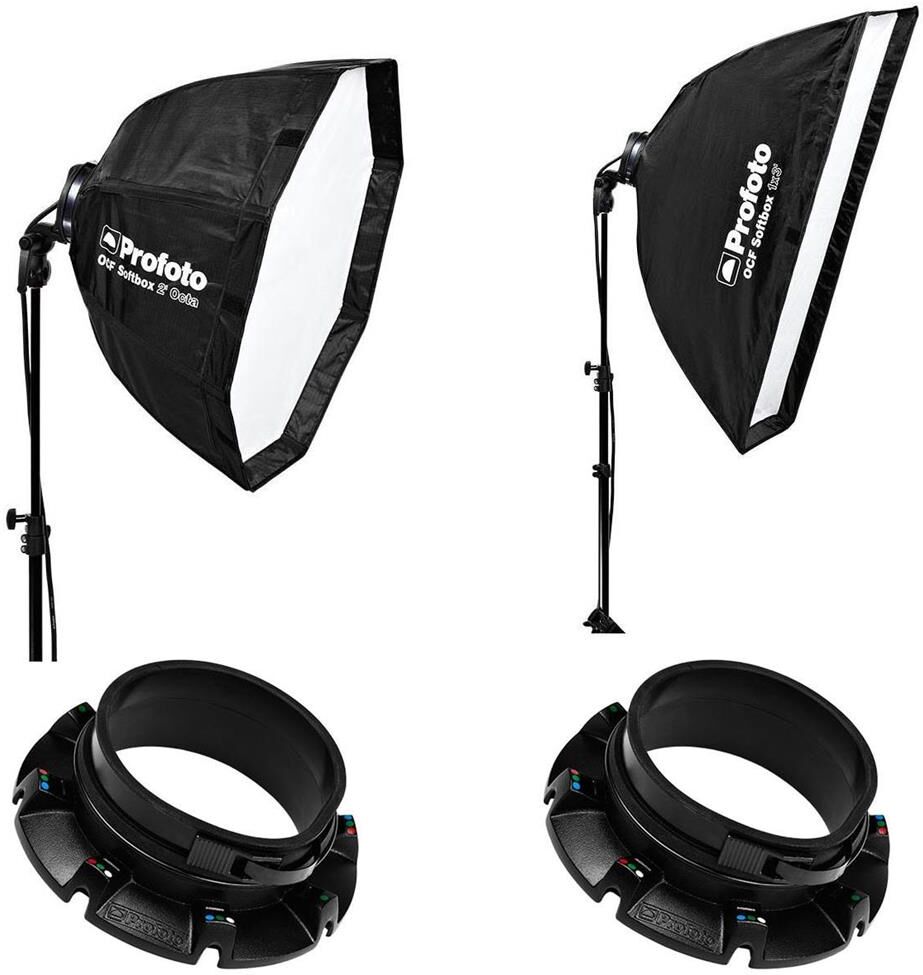 Profoto 2' Octagonal Off-Camera Flash Softbox With 1x3' Softbox/2x Speedring