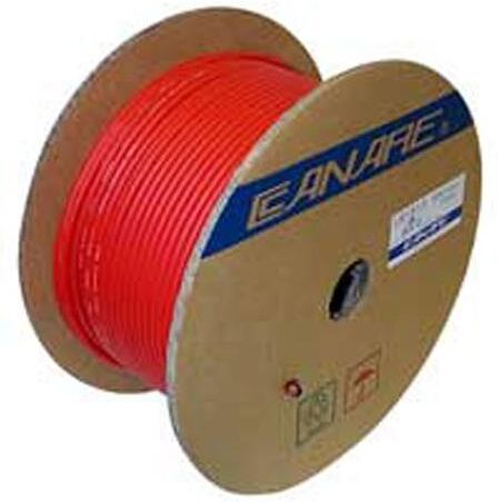 Canare Gs-6 656' Guitar Cable Roll, Red