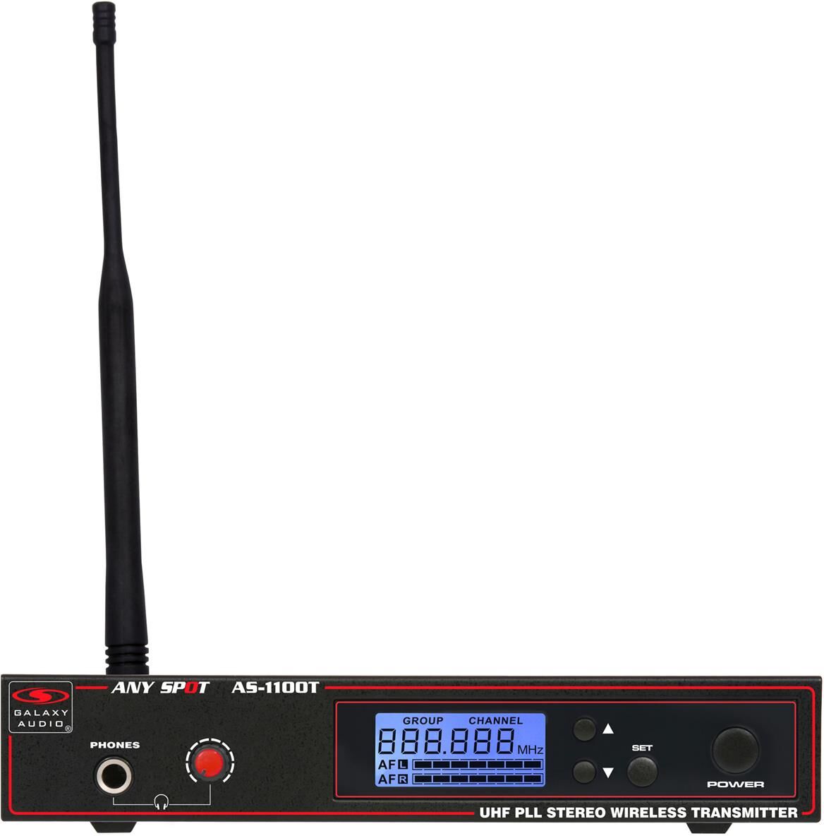 Galaxy Audio AS-1100TN Wireless Monitor Transmitter, N-Band: 518-542MHz