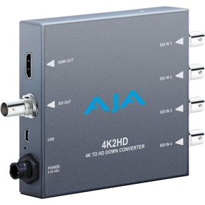 AJA 4K2HD 4K/UHD to HD-SDI and HDMI Down-Converter