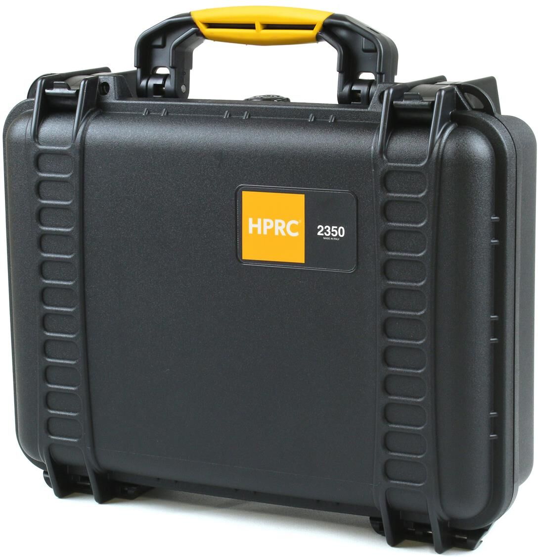 HPRC 2350 Resin Hard Case with Foam for MacBook Pro 13&quot;, Black w/Yellow Handle