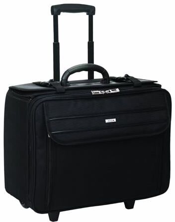 Solo Bags Solo B151-4 CheckFast 17&quot; Rolling Laptop Catalog Case, Black