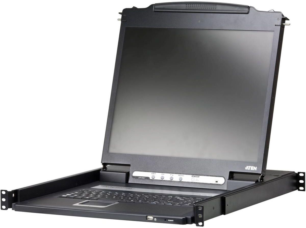 Aten CL3000N Lightweight PS/2-USB LCD Console