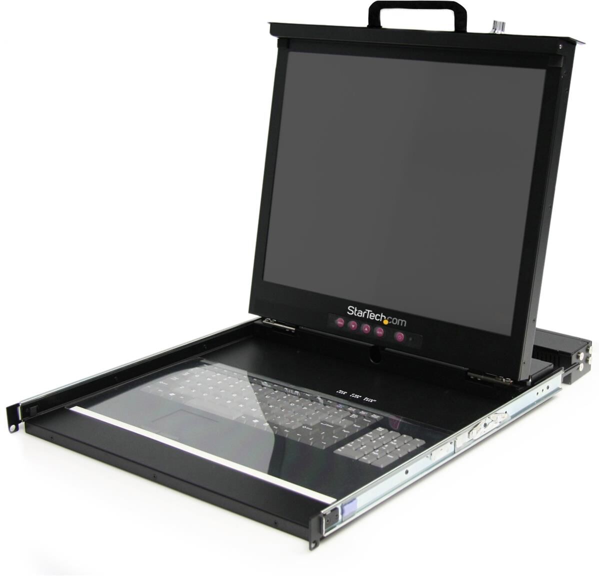 StarTech 1U 19&quot; LCD Console with 16 Port Multi-Platform KVM Switch