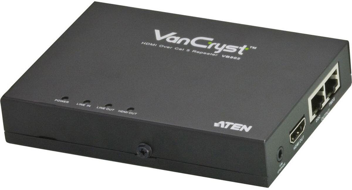 Aten VB802 HDMI Over Cat5e/6 Repeater for VS1808T and VS1804T Video Splitters