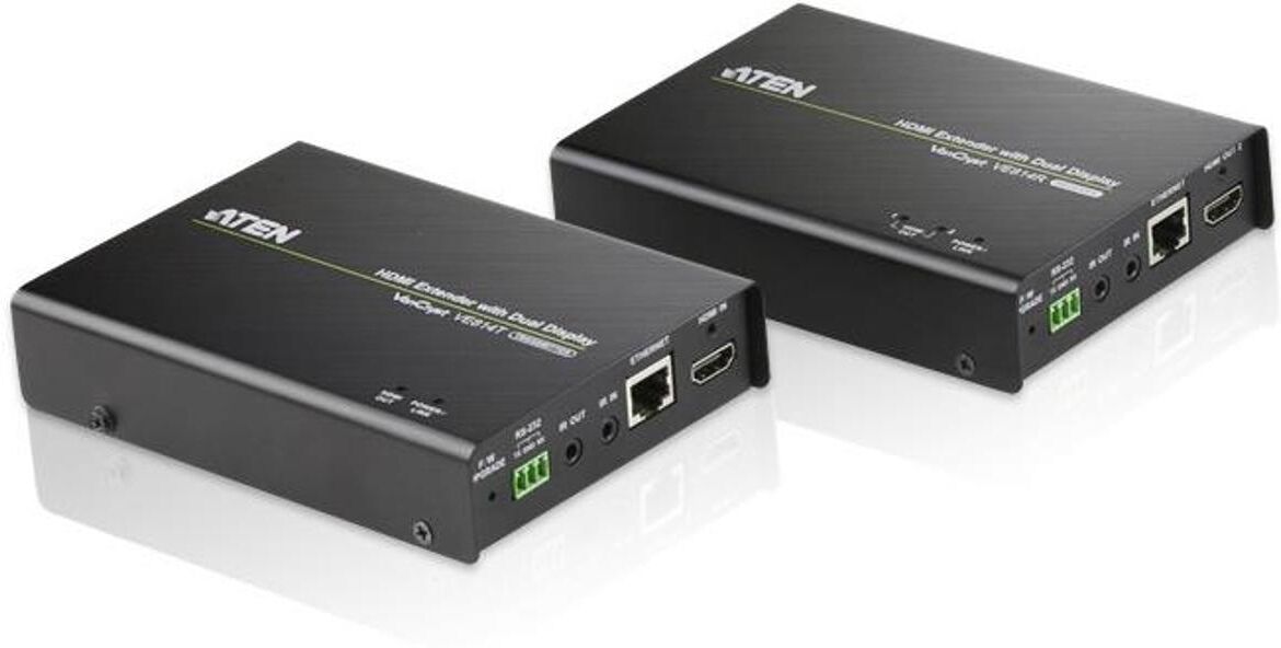 Aten VE814 HDMI Extender Over Single Cat 5 with Dual Display