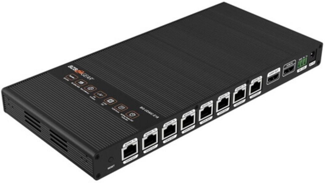 BZB GEAR BG-UDAIC-E 1x8 4K HDMI Extender/Splitter/Distribution Amplifier w/8x Rx