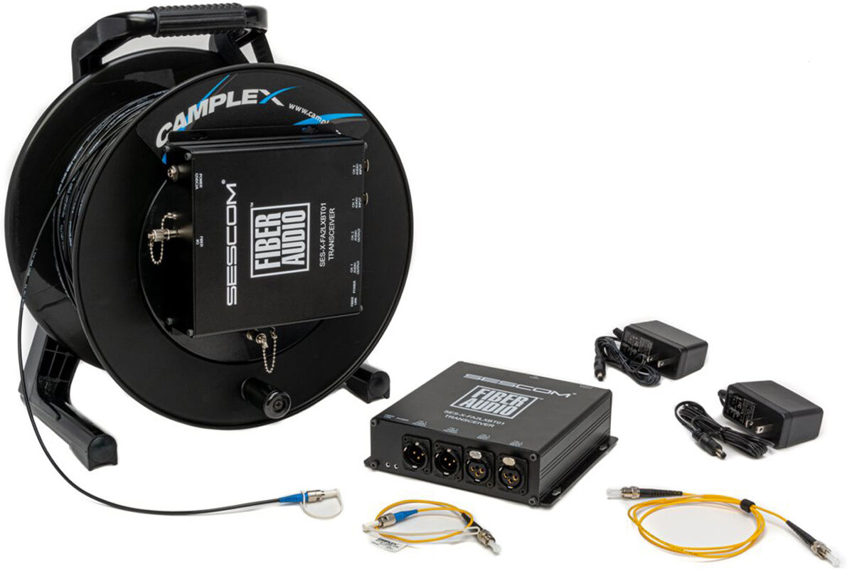 Camplex CMX-TACNGO 1000' 2-Ch Line Audio Extender w/ Tactical Cable Reel System