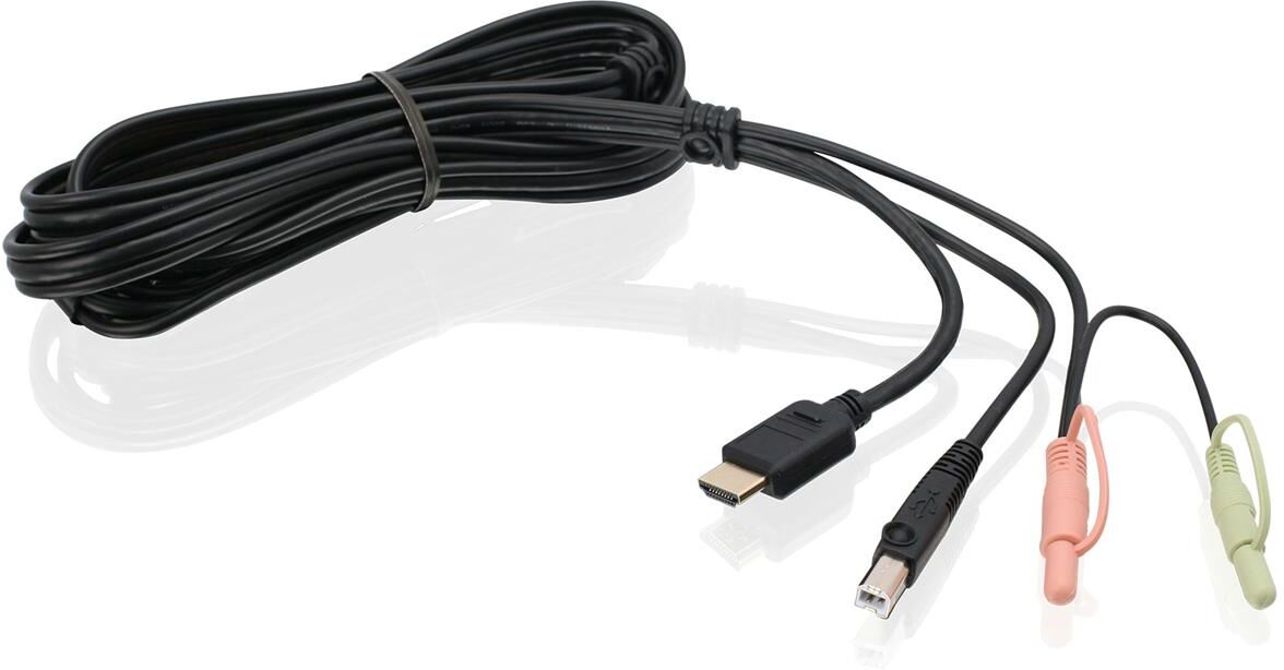 IOGear G2L802U 6' HDMI KVM Cable with USB and Audio, TAA