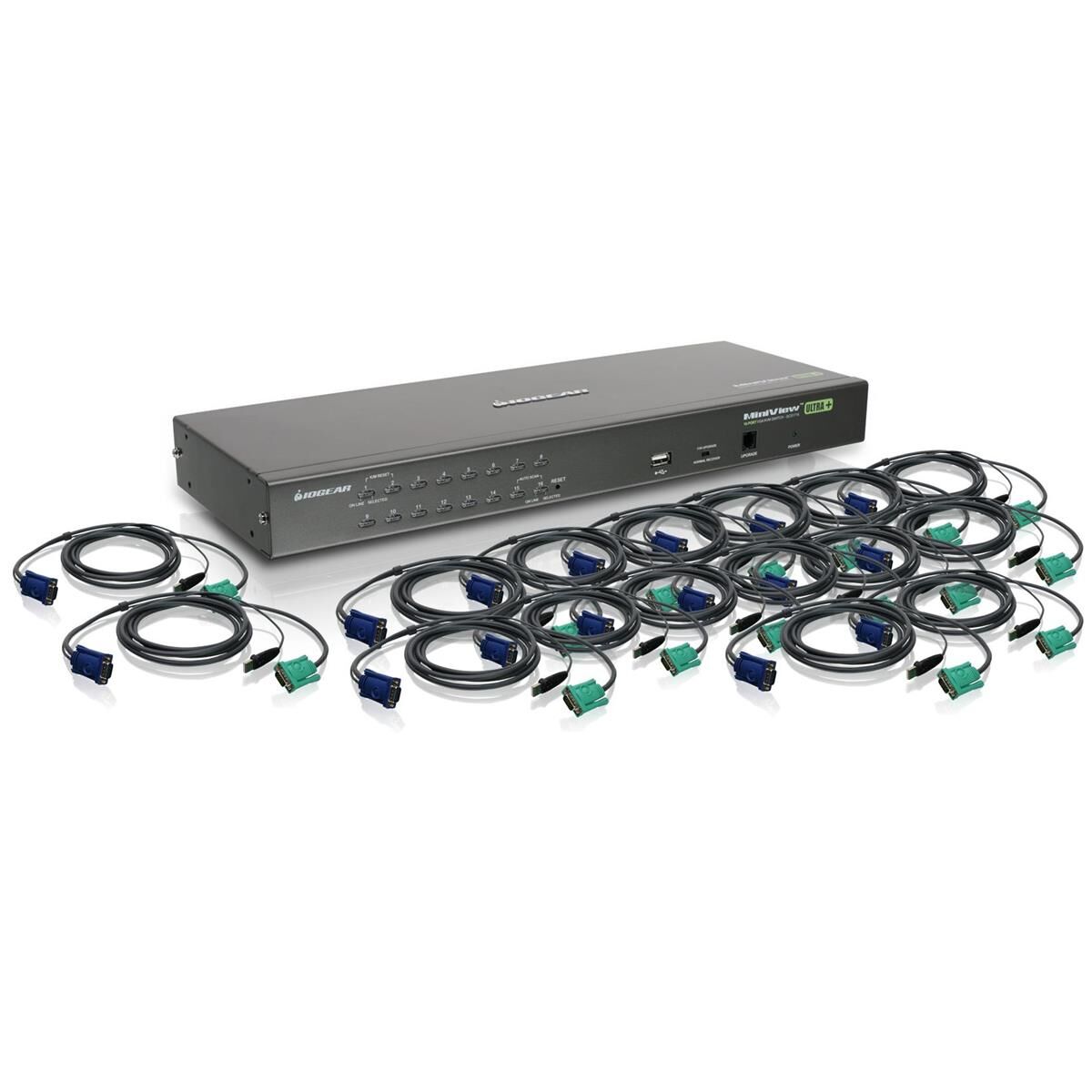 IOGear GCS1716KITUTAA 16-Port Combo KVM Switch with PS/2 and USB Cables