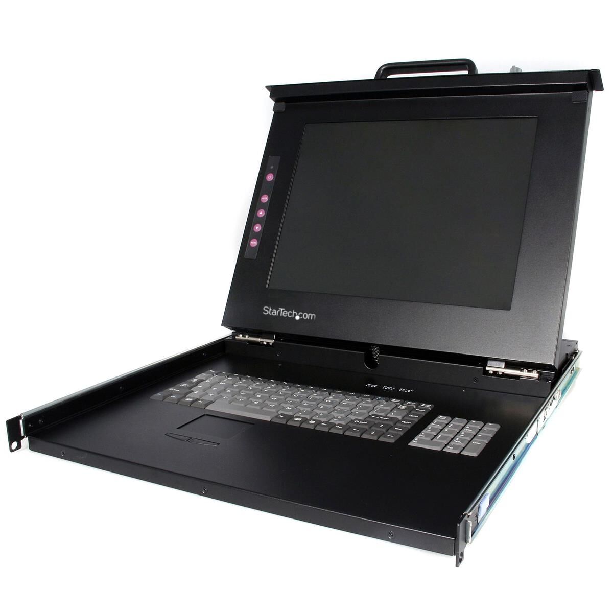 StarTech 15&quot; 1U Folding Rackmount LCD Console with USB and PS/2 Ports