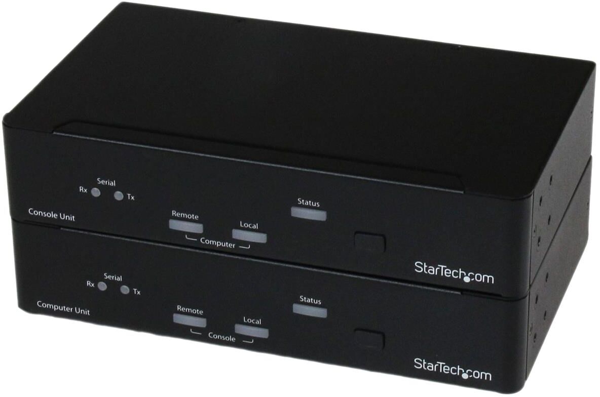 StarTech USB DVI KVM Console Extender with Serial and Audio Over MM Fiber Link