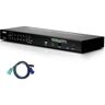 Aten CS1716i 16-Port PS/2-USB KVM Over IP Switch with 16 USB Cables