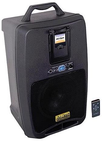 DJ Tech 80W Wireless Public Address System with iPod Dock and USB Player