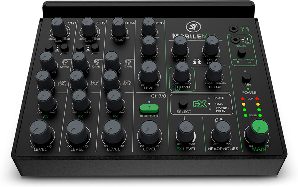 Mackie MobileMix 8-Channel USB-Powered Audio Mixer for Live Sound and Streaming