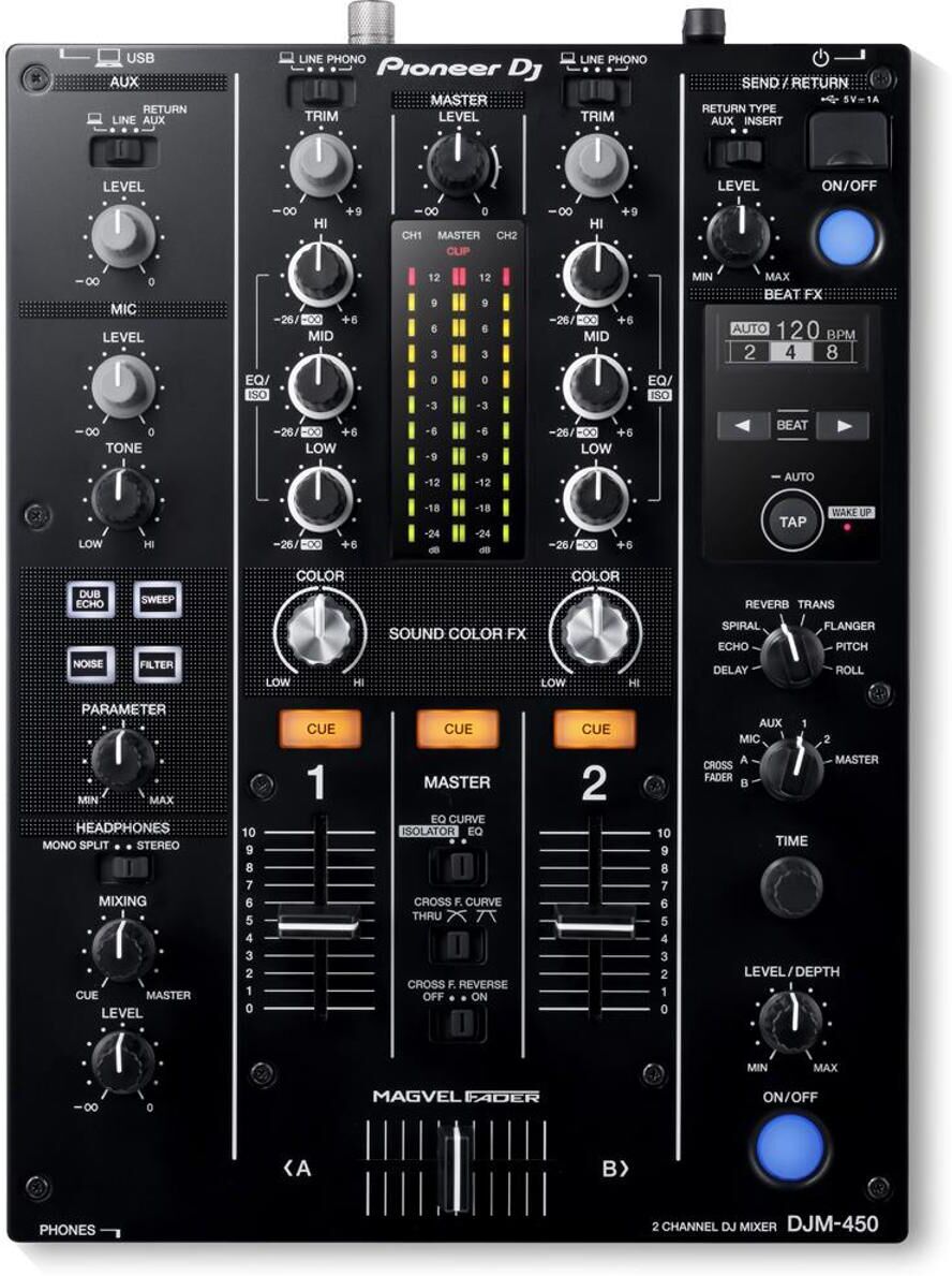 Pioneer Electronics DJM-450 Professional 2-Channel Mixer