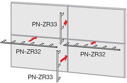 Sharp PN-ZR33 Short Mirror Frame for PN-V601 LCD Monitor