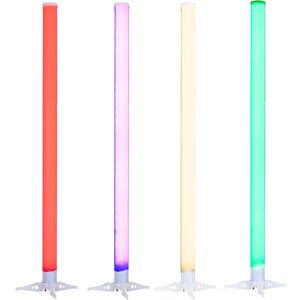 American DJ 32 SMD 3-In-1 Battery Powered RGB LED Plastic Tubes, 4-Pack