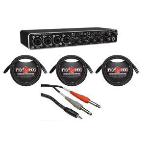 Behringer U-PHORIA UMC404HD USB 2.0 Audio/MIDI Interface with Cable Pack