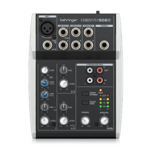 Behringer XENYX 502S Premium Analog 5-Channel Mixer with USB Streaming Interface
