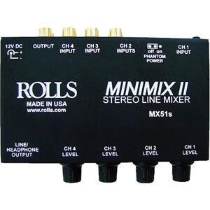 Rolls Mini-Mix 2 Four-Channel Mixer