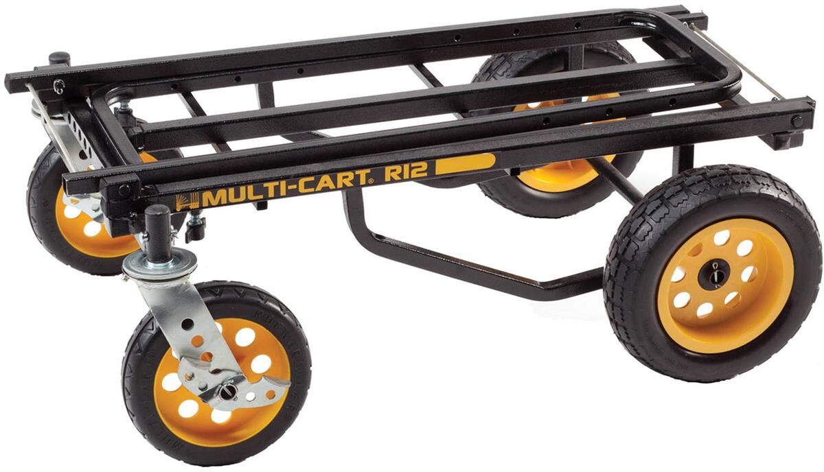 Rock N Roller Multi-Cart R12 All Terrain Transporter with Molded Rear Wheels