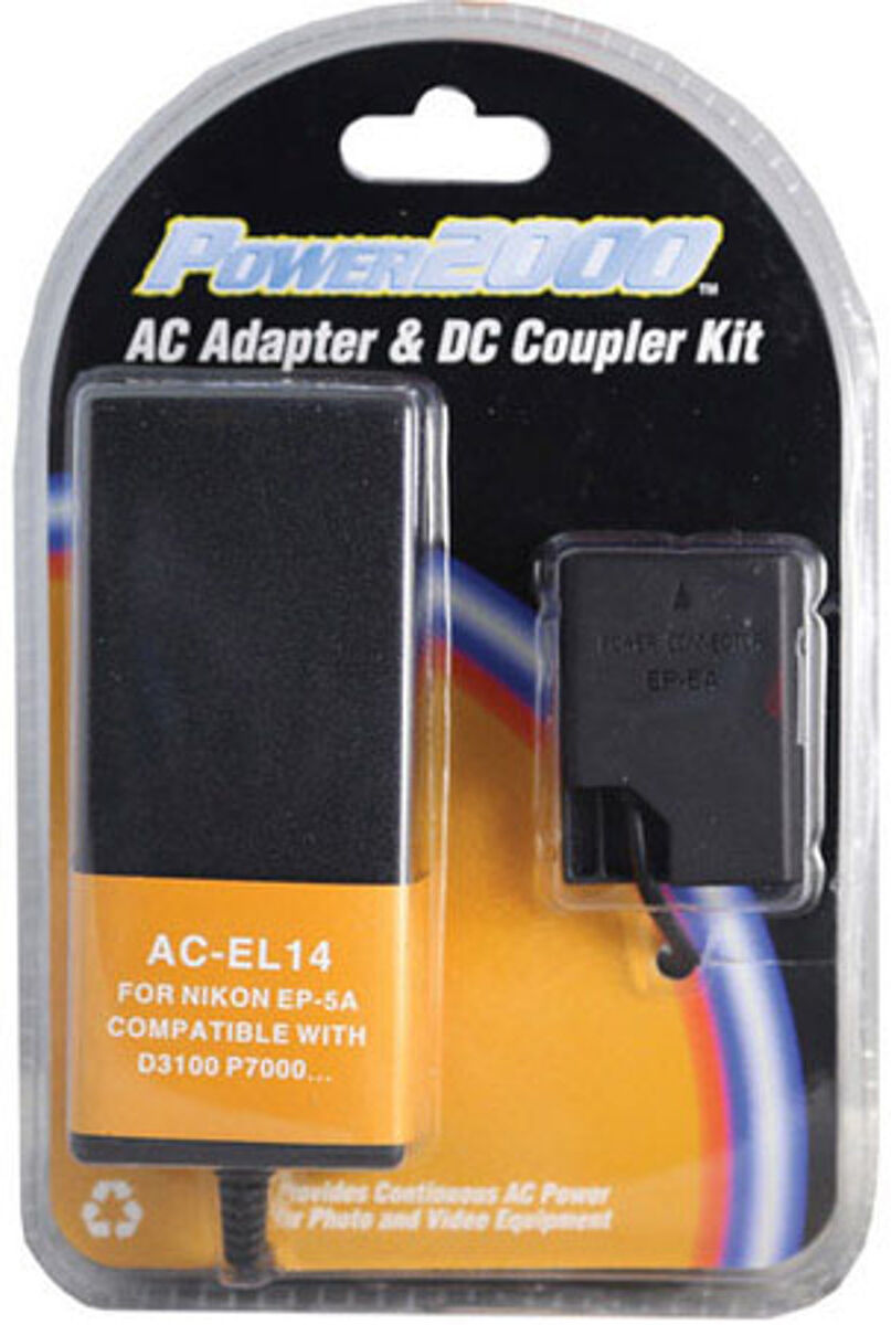 Power2000 AC Adapter &amp; DC Coupler Kit for Nikon EP-5A