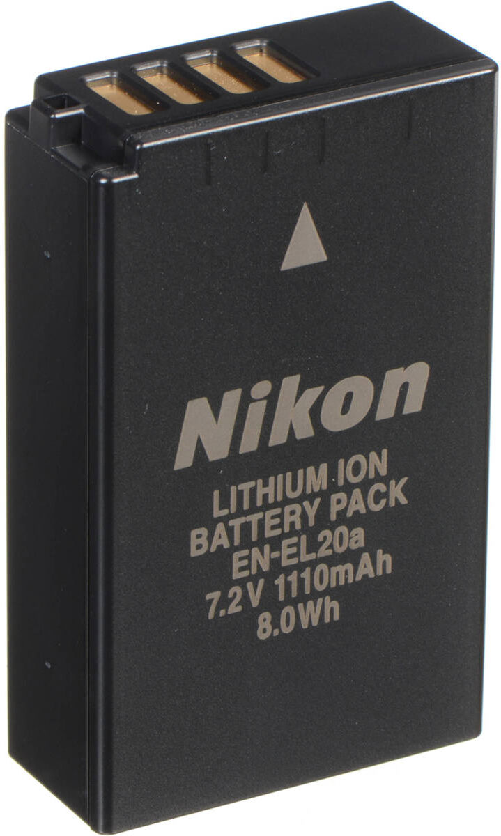 Nikon EN-EL20a 7.2V 1110mAh Rechargeable Li-Ion Battery for 1 V3 Digital Camera