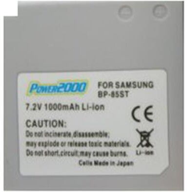 Power2000 BP-85ST 7.2V 1000mAh Rechargeable Li-Ion Battery for Samsung Camcorder