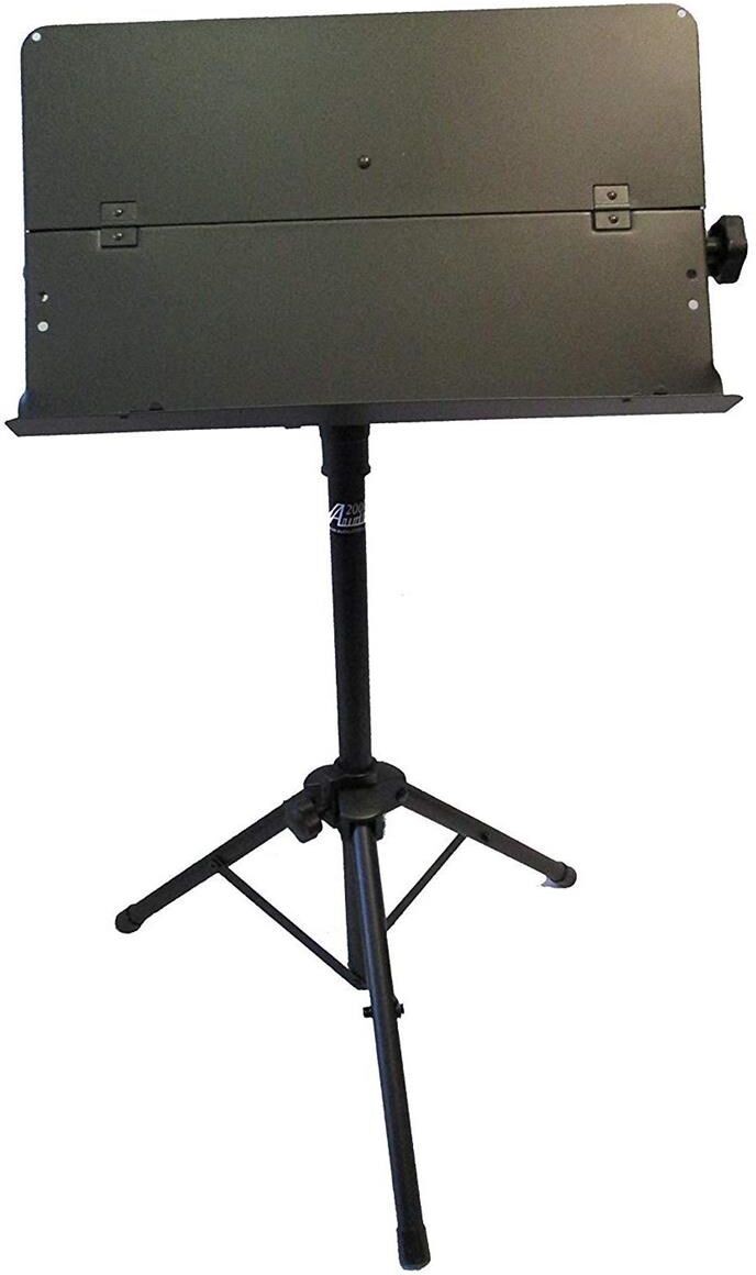 Audio 2000s Metal Sheet Music Stand, 19x12&quot; Book Plate