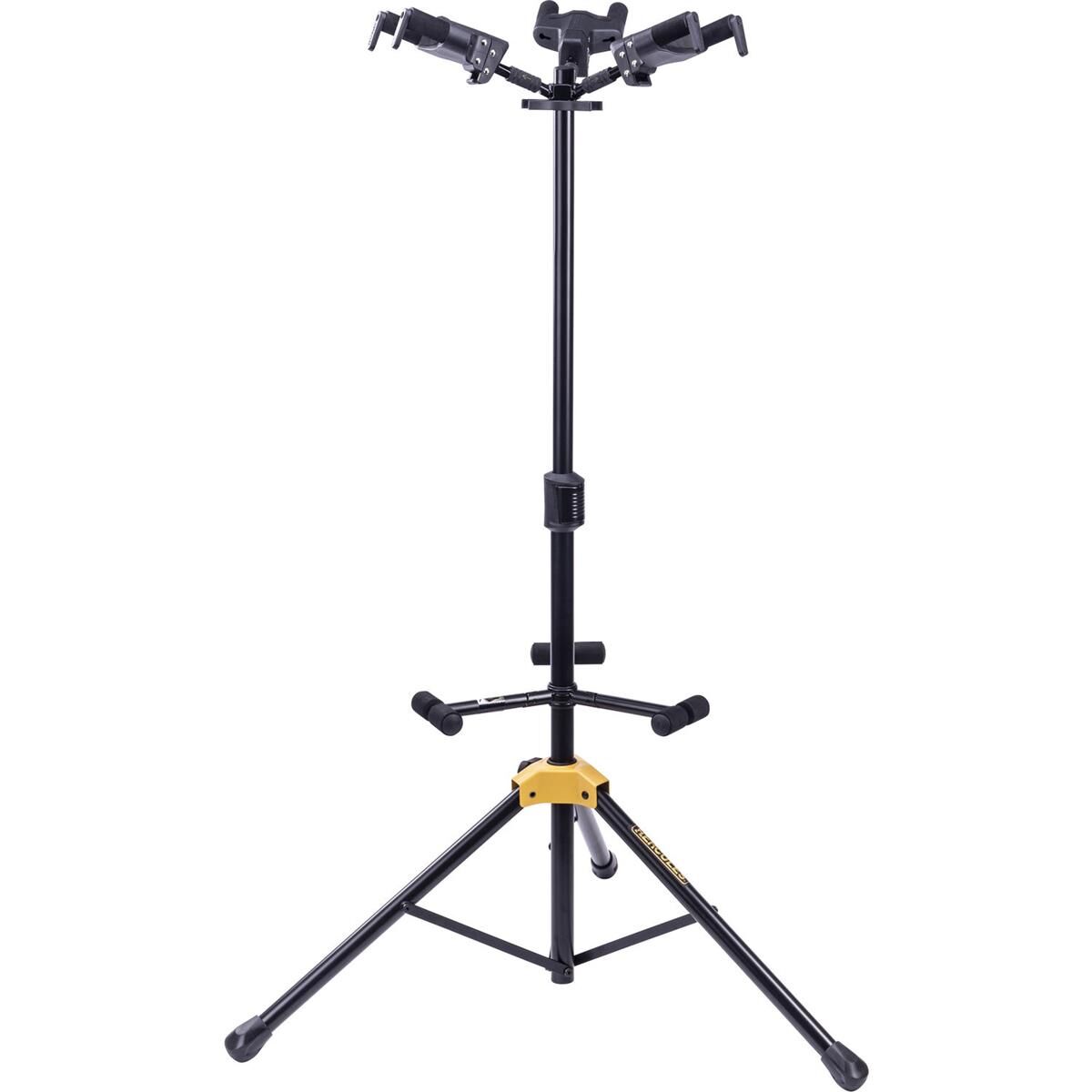 Hercules Stands GS432B PLUS Auto-Grip Triple Guitar Stand with Foldable Backrest
