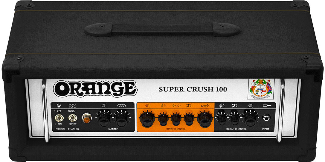 Orange Orange Super Crush 100 Watt Amplifier Head, Black