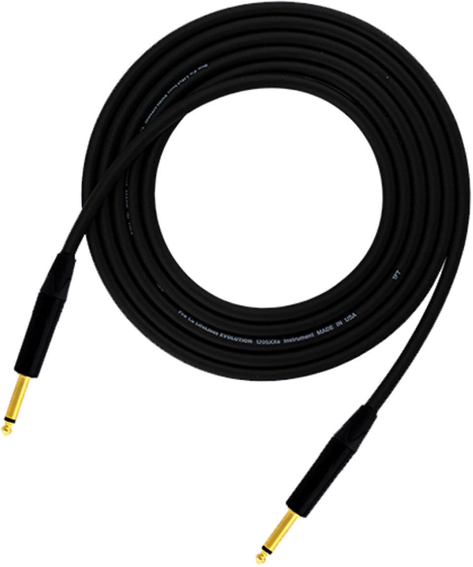 Pro Co Sound EVLGCN-20 20' Lifelines EVOLUTION Instrument Cable, 1/4&quot; TS Male